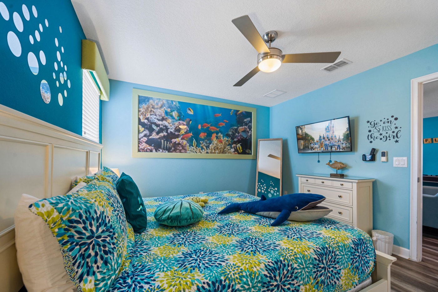 Ocean themed bedroom